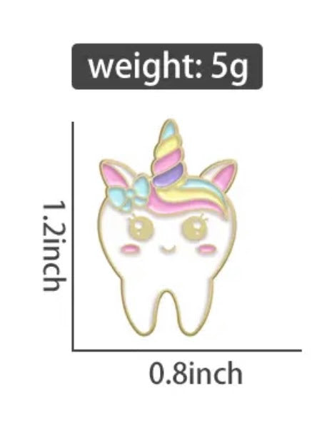 Broche Diente Unicornio