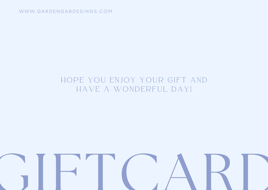 Gift card de Garden Gab Desings