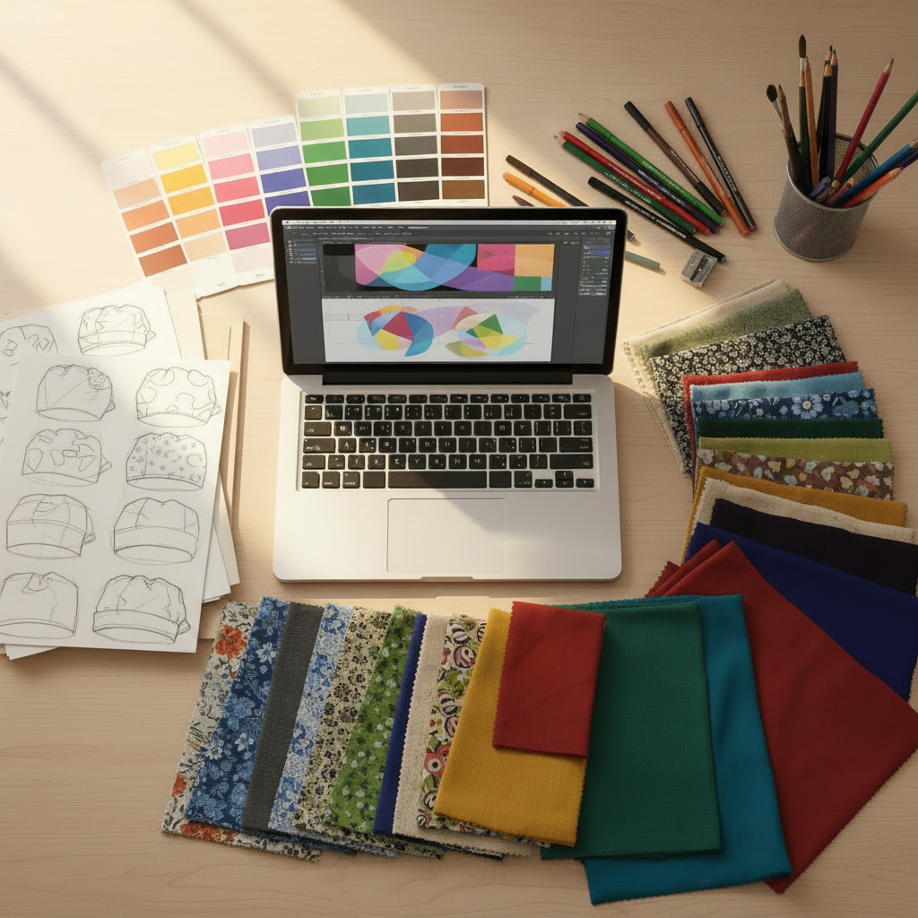 Workspace diseño gorros