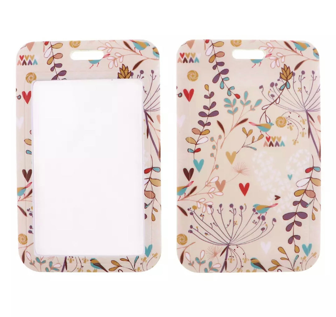 Lanyards flowers beige