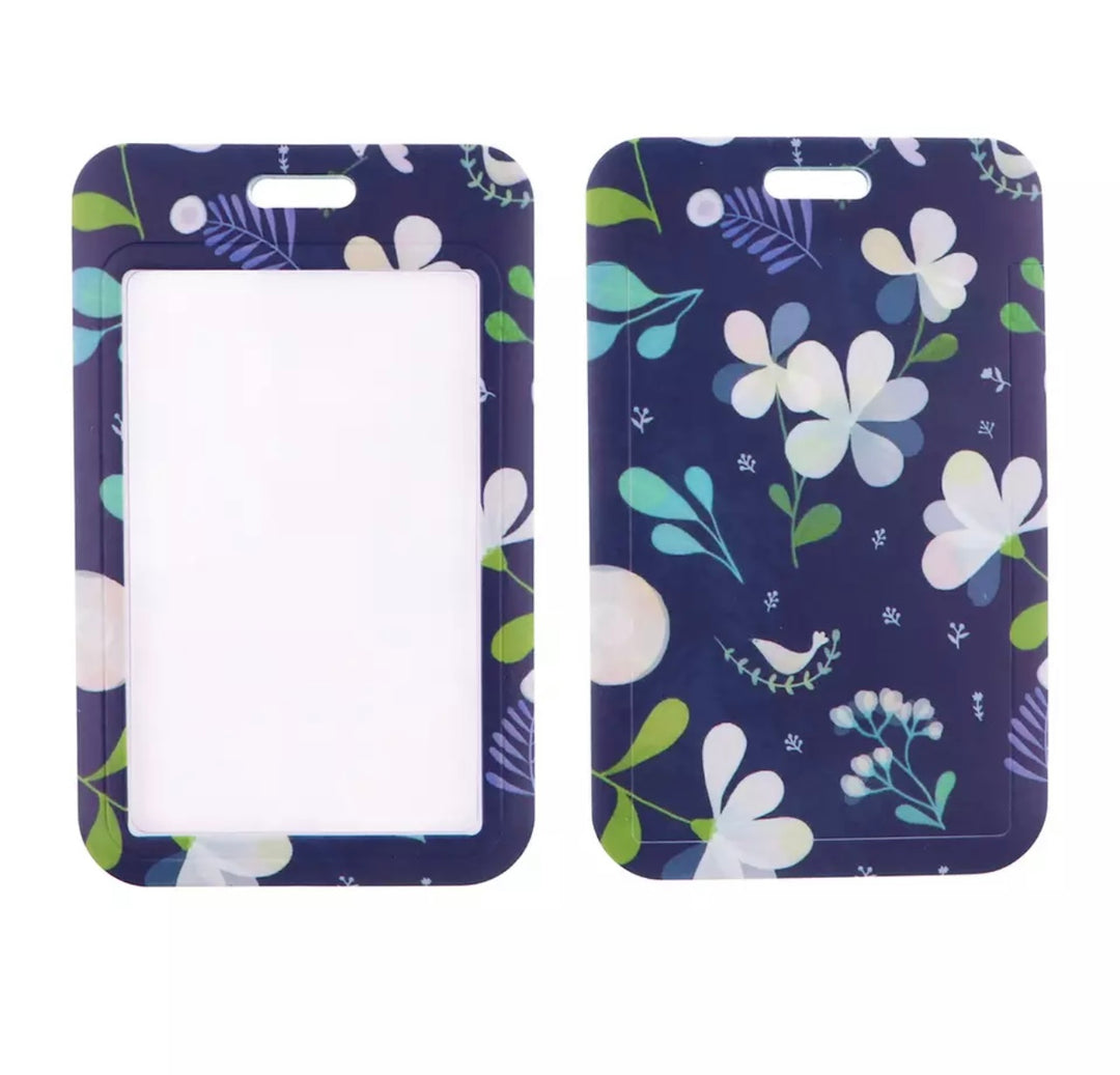 Lanyards flowers blue